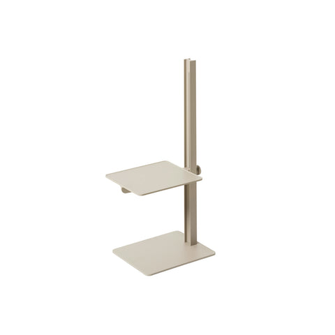 Museum Side Table in beige finish, Scandinavian modern side table by String®