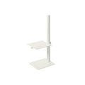 Museum Side Table in white, compact adjustable accent table by String®