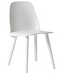 nerd chair in white designed by Muuto