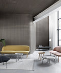 oslo minimalist scandinavian sofa and lounge chair by muuto 