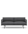 muuto outline 2 seater sofa in remix 163