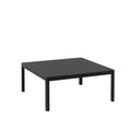 muuto workshop coffee table table square in black linoleum 