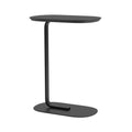 muuto relate side table in black tall 