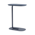 muuto relate side table in blue grey tall