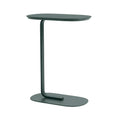 muuto relate side table dark green tall 