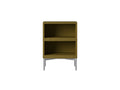 muuto stacked bedside table in brown green configuration 1