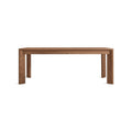 Moreover Extension Dining Table by Blu Dot in Walnut, front view