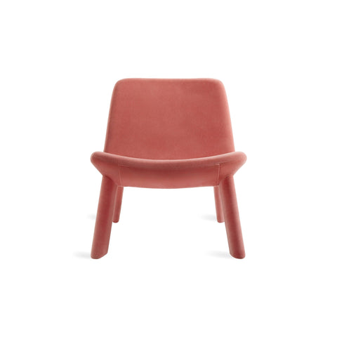 Neat Lounge Chair by Blu Dot in Ablin Velvet, low front view