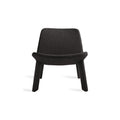 Neat Lounge Chair by Blu Dot in Vesper Charcoal, front view