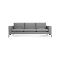 New Standard 92" Sofa by Blu Dot in Spitzer Grey with Black legs