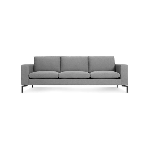 New Standard 92" Sofa by Blu Dot in Spitzer Grey with Black legs