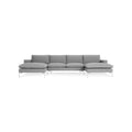 New Standard Ushaped Sectional Sofa by Blu Dot in Spitzer Grey, White