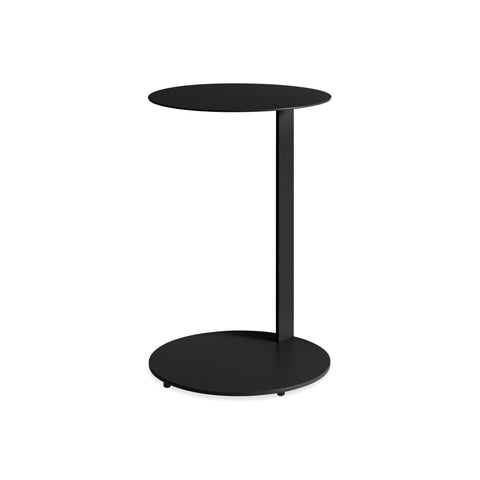 Note Tall Side Table by Blu Dot in Black, three-quarter view