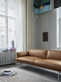 Comfortable and sleek 3-seater Outline sofa by Muuto, perfect for modern home decor