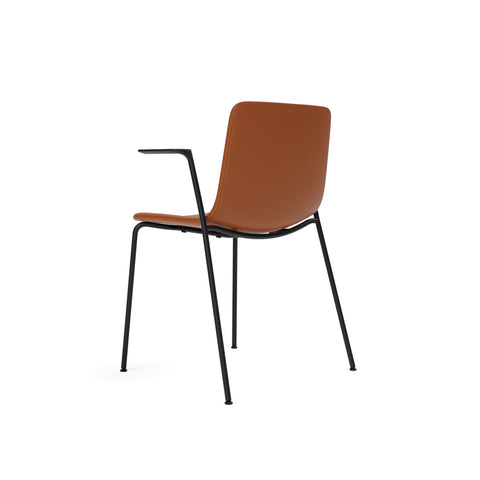 4 leg Pato chair by fredericia, rear angled view