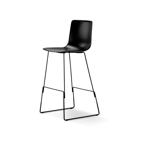 minimalist pato bar stool by Fredericia Furniture, side view