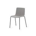 pato stackable dining chair fully upholstered by Fredericia Furniture, side view