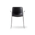 pato armchair by fredericia with sledge base, front view
