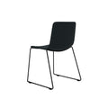 Pato chair by fredericia with sledge base, rear angled view
