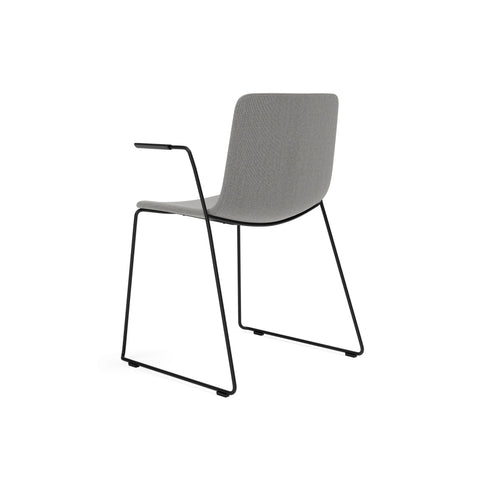 pato armchair by fredericia, rear angled view