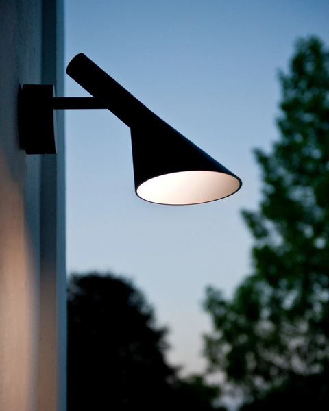 mid century modern outdoor wall lamp by louis poulsen