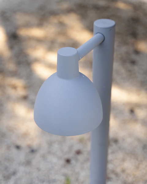 outdoor mid century modern bollard garden lamp 