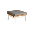 Perch Outdoor Ottoman by Blu Dot, three-quarter view