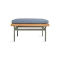 Perch Outdoor Ottoman by Blu Dot, front view, second image