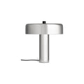 Punk Table Lamp by Blu Dot in Polished Nickel, front view