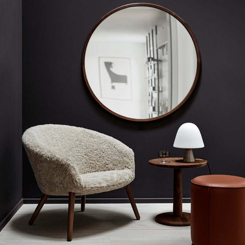 pon coffee table and ditzel lounge chair by fredericia