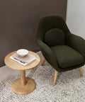 pon coffee table and swoon armchair by fredericia furniture 