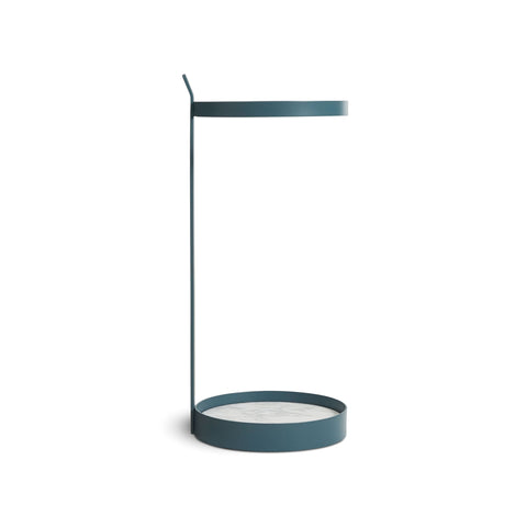 Pitter Patter Umbrella Stand by Blu Dot in Marine Blue, side view