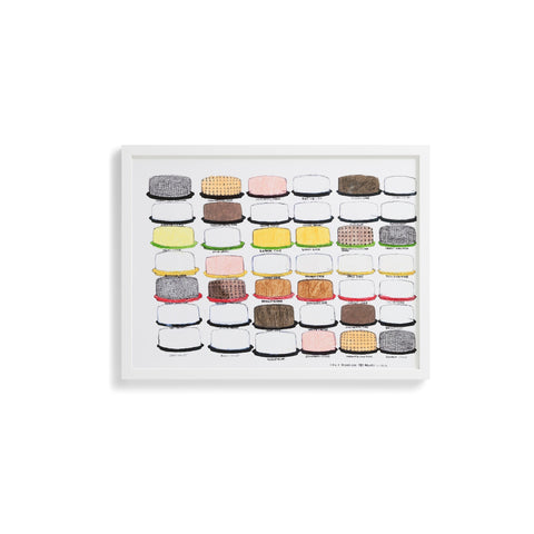 LAND Gallery + Blu Dot "Cakes", front view