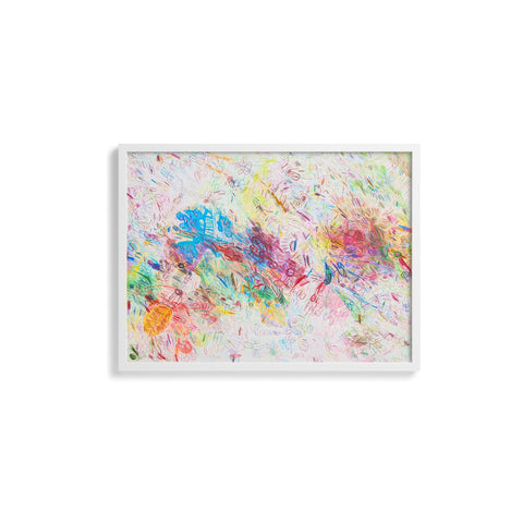 NIAD + Blu Dot "Untitled" (Multicolored Color Pencil), front view