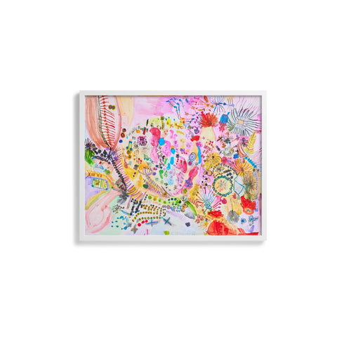 NIAD + Blu Dot "Untitled" (Multicolored Watercolor), front view