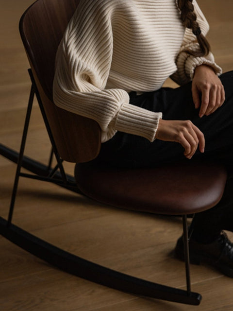 Audo Copenhagen The Penguin Rocking Chair in a styled interior