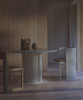 Bauhaus Dining Table, Beige by Kristina Dam Studio