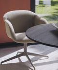 fiber soft armchair designed by muuto in Ecriture 240 and Grey