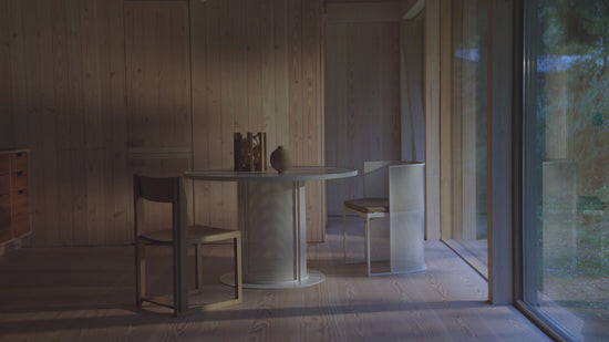 Bauhaus Dining Chair, Beige by Kristina Dam Studio