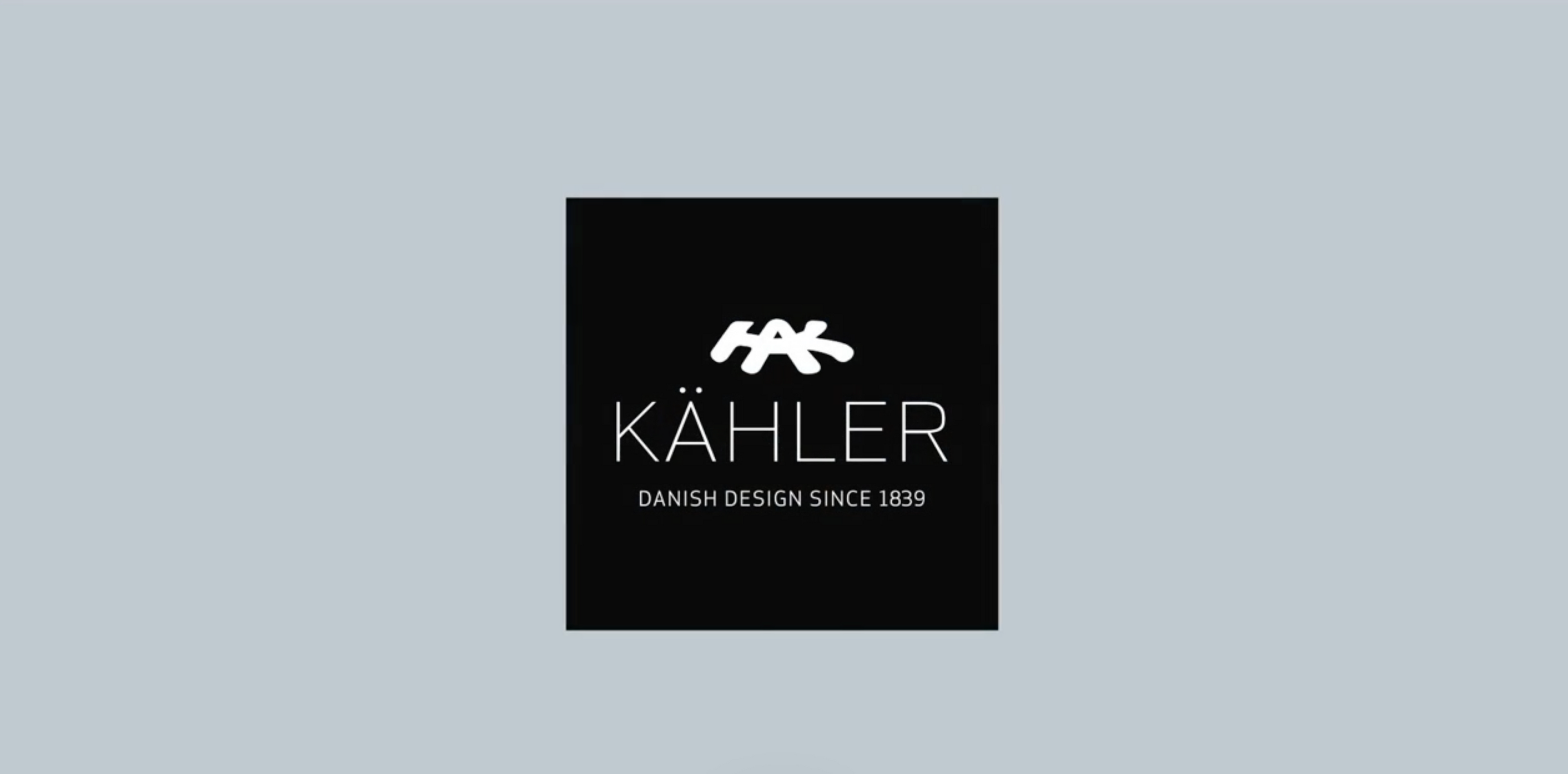 Load video: Kähler Hammershøi 