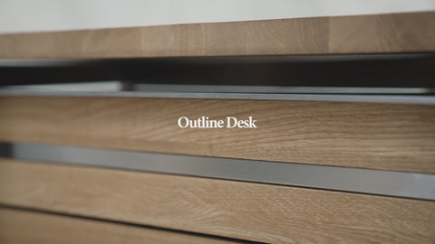 Outline Desk by Kristina Dam Studio