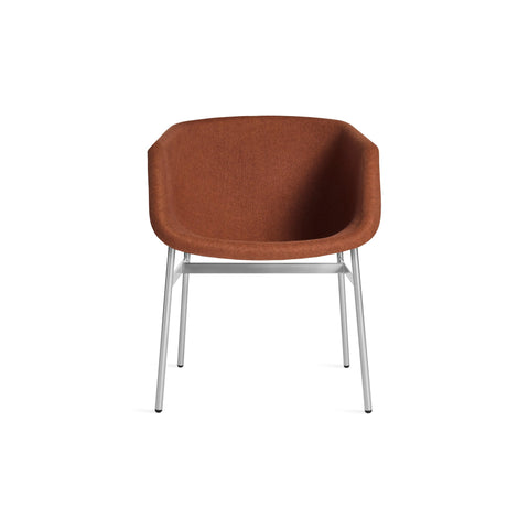 Past Life Chair by Blu Dot in Copper with Silver base, front view