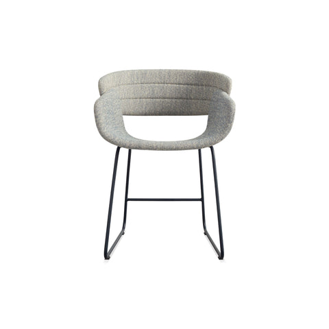 Racer Chair by Blu Dot in Tait Marine, low front view