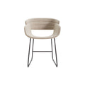 Racer Chair by Blu Dot in Tait Stone, low front view