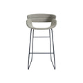 Racer Stool by Blu Dot in Tait Marine, barstool height, low front view