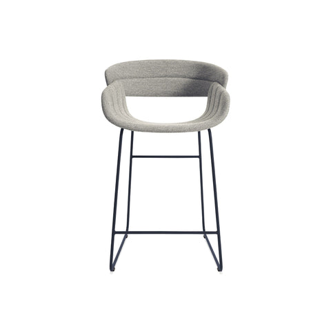 Racer Stool by Blu Dot in Tait Marine, counter stool height, low front view