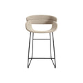 Racer Stool by Blu Dot in Tait Stone, counter stool height, low front view