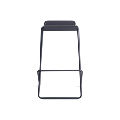 Ready Stacking Stool by Blu Dot in Navy, barstool height