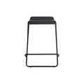 Ready Stacking Stool by Blu Dot in Black, counter stool height