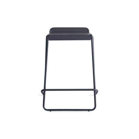 Ready Stacking Stool by Blu Dot in Navy, counter stool height